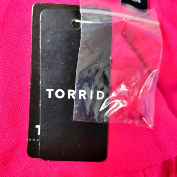 NWT Torrid Size 00 Harper Linen Pullover Tank - Picture 6 of 7